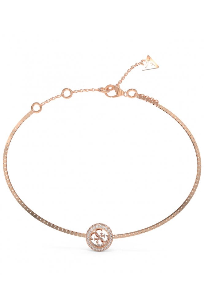 Guess  Ladies 4G Crush Bracelet UBB04163RGL