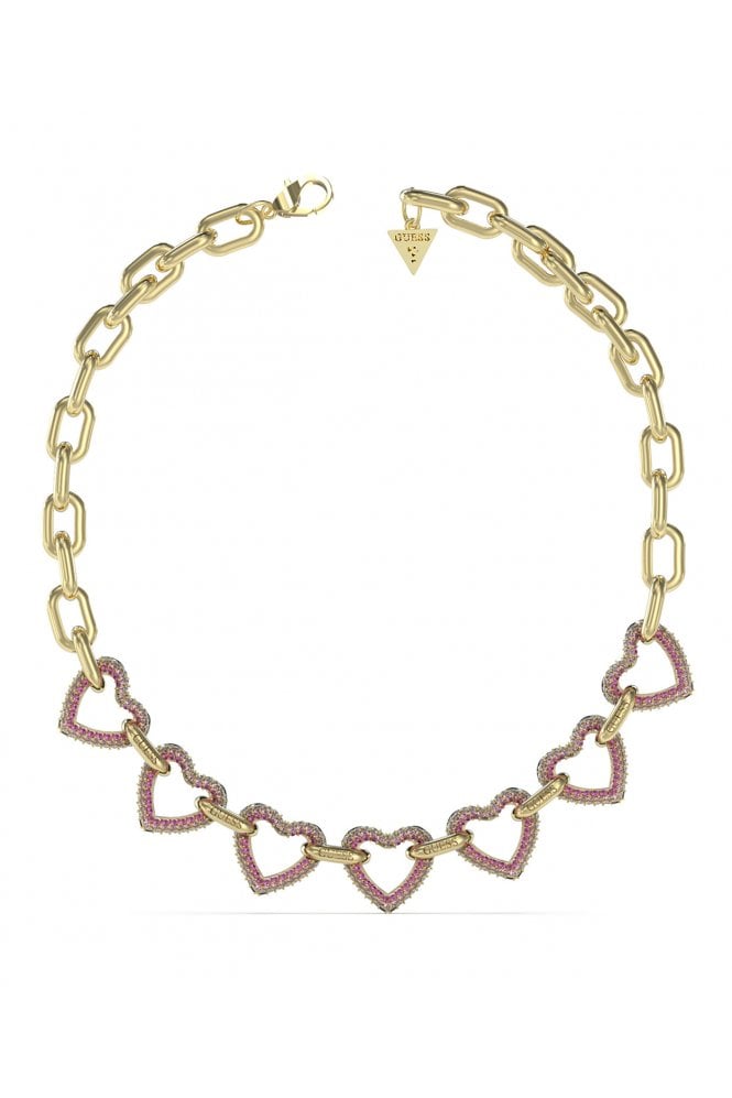 Guess  Ladies Beloved Necklace UBN05001YGPK