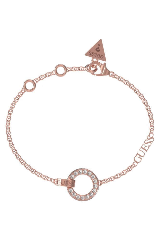 Guess  Ladies Circle Lights Bracelet UBB03162RGL