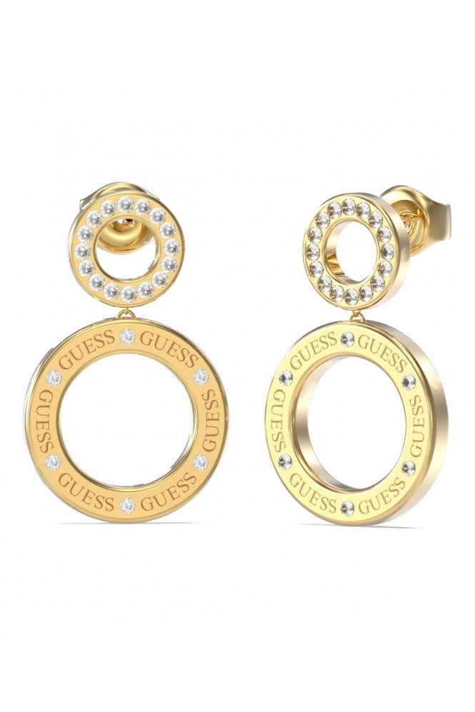 Guess  Ladies Circle Lights Earring UBE03169YG