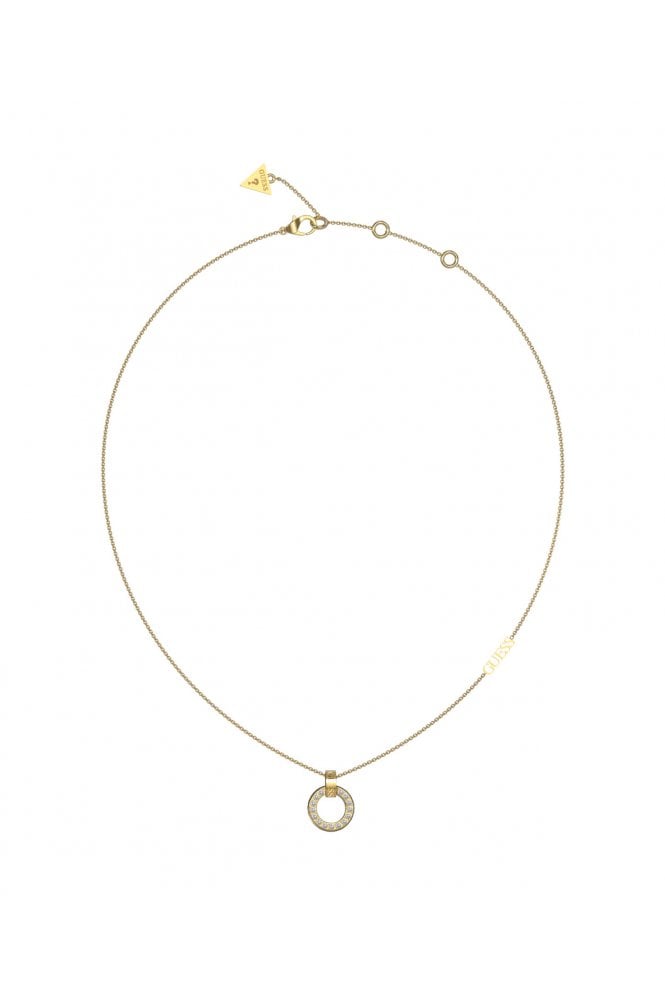 Guess  Ladies Circle Lights Necklace UBN03159YG