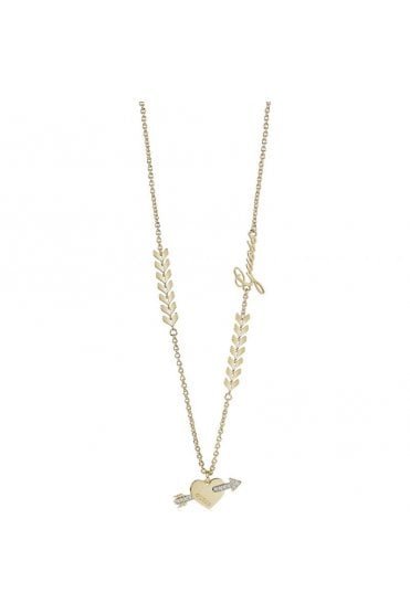 Guess Ladies Cupid Gold Necklace UBN85032