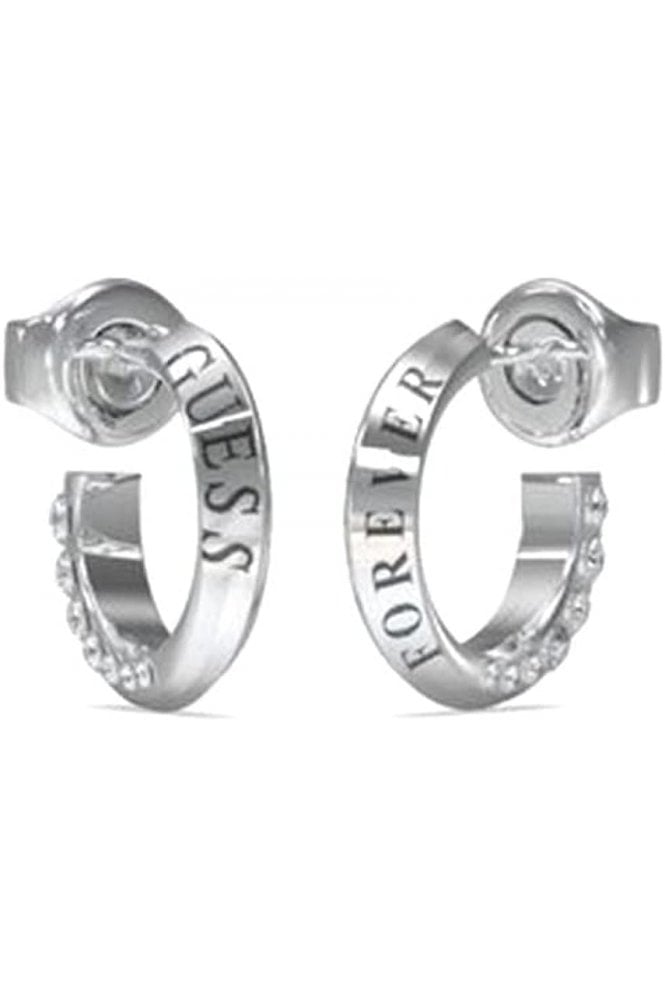 Guess  Ladies Forever Links Mini Hoop Earrings UBE02189RH