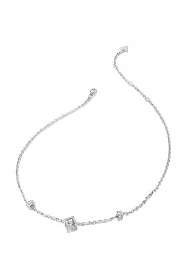 Guess Ladies G Cube Necklace UBN03084RH