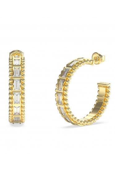 Guess Ladies Golden Globes Earrings UBE05233YG