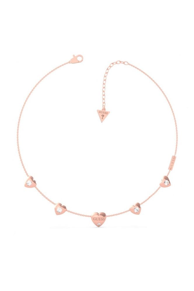 Guess  Ladies  Is For Lovers Necklace UBN70030