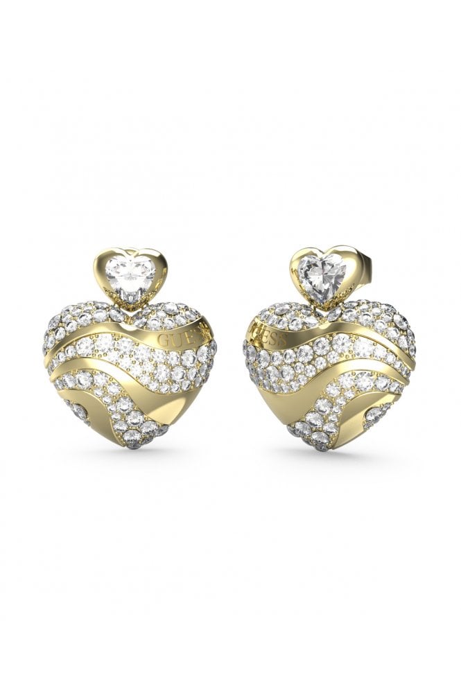 Guess  Ladies In My Heart Earrings UBE04499YG
