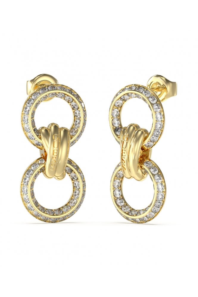 Guess  Ladies Knot You Earrings UBE04061YG