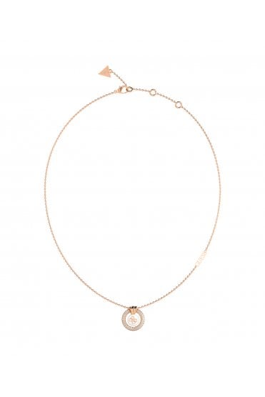 Guess Ladies Knot You Necklace UBN04052RGWH
