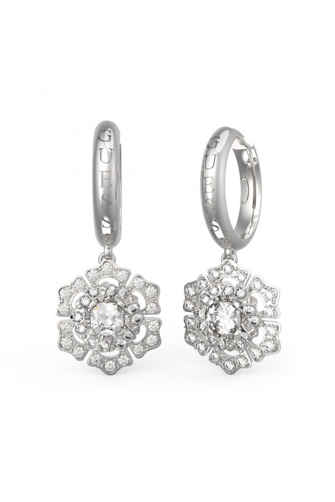 Guess  Ladies La Fleur Earrings UBE04559RH