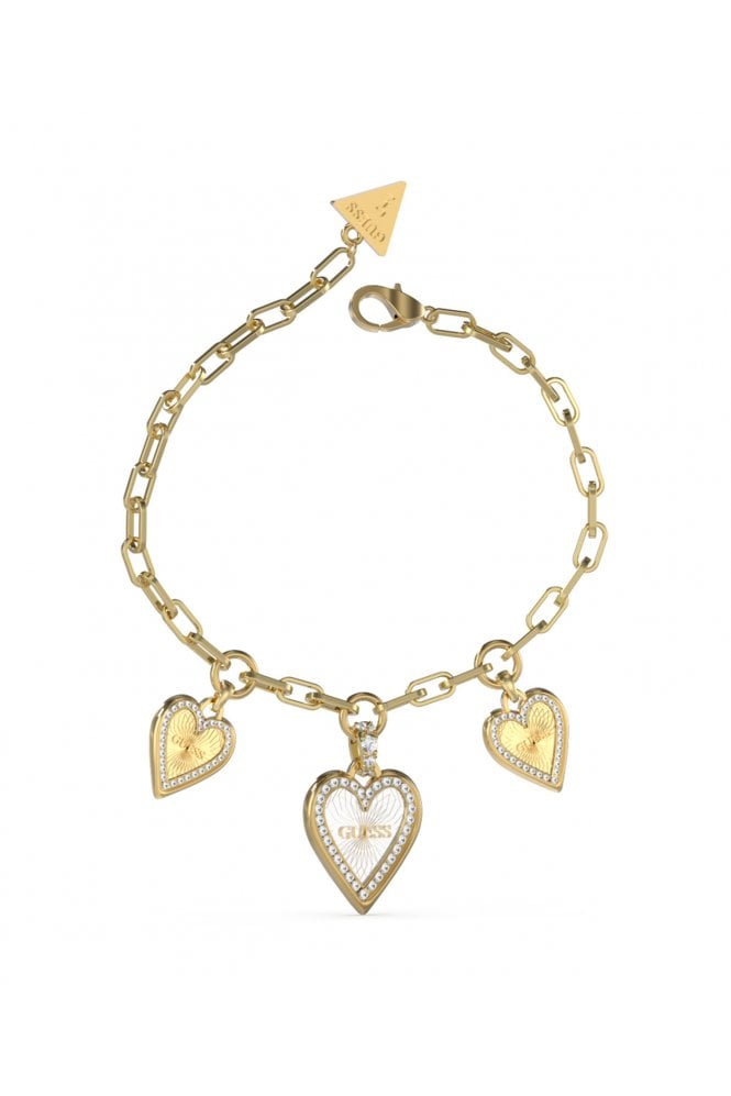 Guess  Ladies Love Me Tender Bracelet UBB03235YGRHS