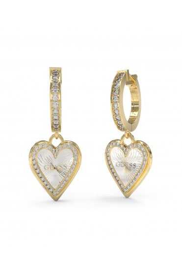 Guess Ladies Love Me Tender Earrings UBE03239YGRH