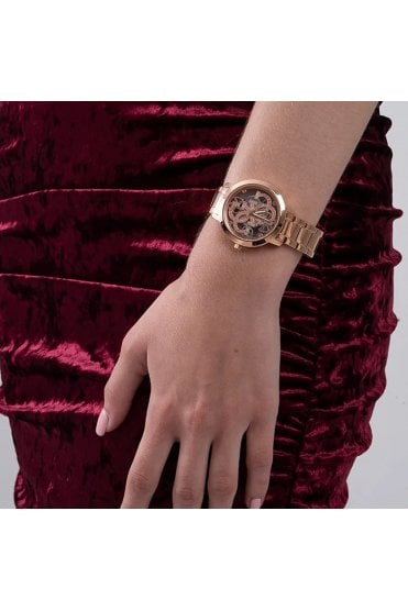 Guess Ladies Quattro Clear 36mm Dress Watch GW0300L3