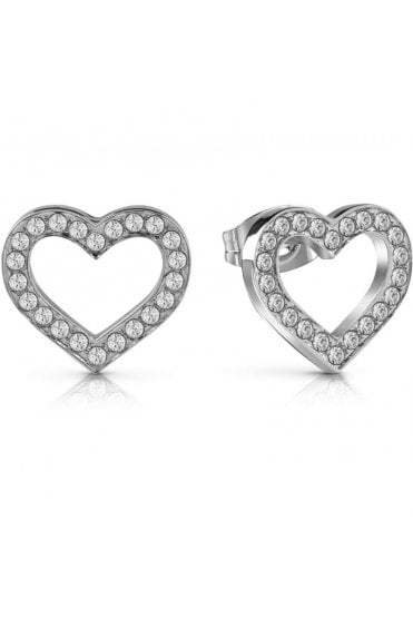 Guess Ladies Shine On Me Stud Earrings UBE28003