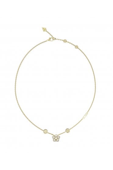 Guess Ladies Shining Winter Necklace UBN04470YG