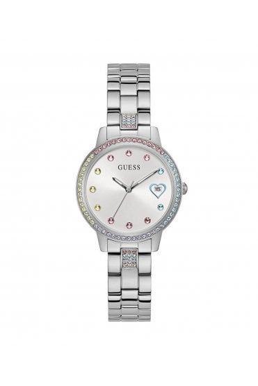 Guess Ladies Three of Hearts 34mm Dress Watch GW0657L1