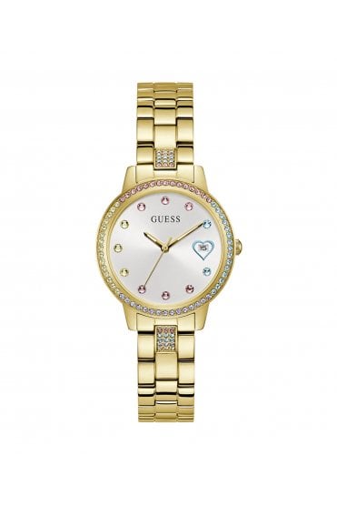 Guess Ladies Three Of Hearts 34mm Dress Watch GW0657L2