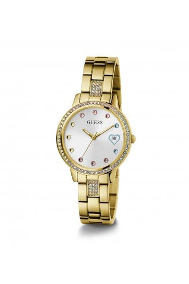 Guess Ladies Three Of Hearts 34mm Dress Watch GW0657L2