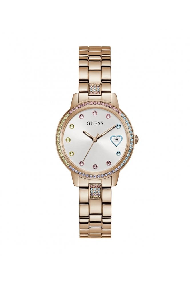 Guess  Ladies Three of Hearts 34mm Dress Watch GW0657L3