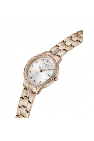 Guess Ladies Three of Hearts 34mm Dress Watch GW0657L3