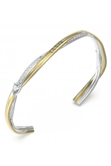 Guess Ladies Twist Bracelet UBB05069YGRHS