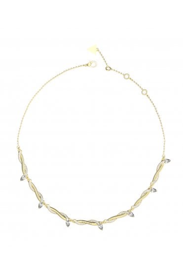 Guess Ladies Twist Necklace UBN05061YG