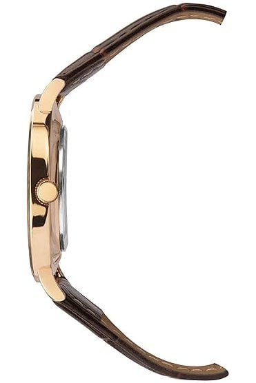 Limit Gents Gold Case Silver Dial Watch 5955