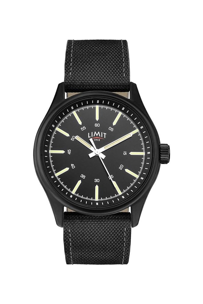 Limit  Gents Pilot Black Dial Watch 5948
