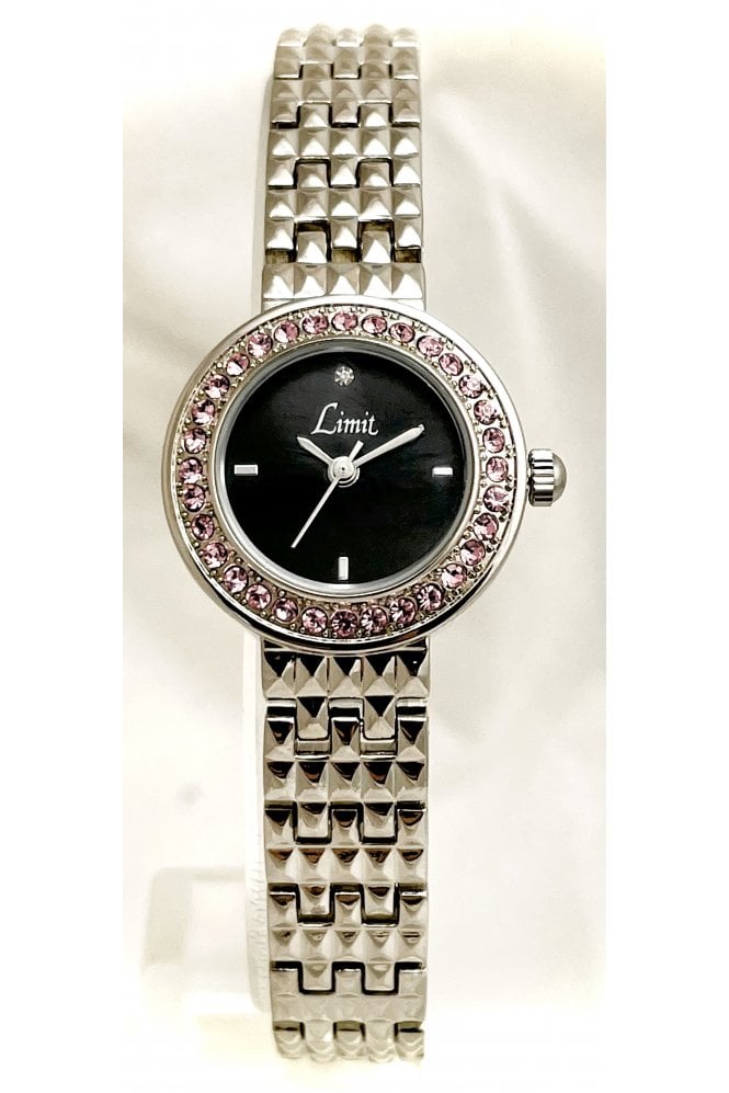 Limit  Ladies Black Dial Bracelet Watch 6796
