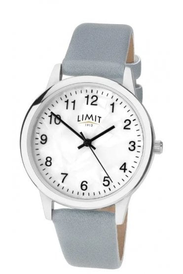 Limit Ladies Silver Case Mother Of Pearl Dial Watch 60009