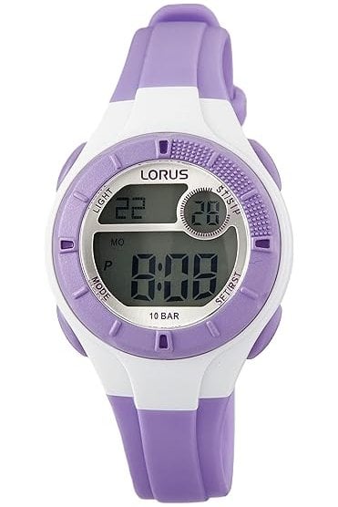 Lorus Digital Purple Sports Watch R2347PX9