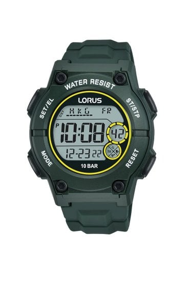 Lorus Digital Sports World Time Watch R2333PX9