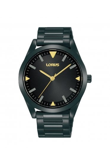 Lorus Gents 37mm Ion Plated Stainless Steel Casual Watch RG295UX9