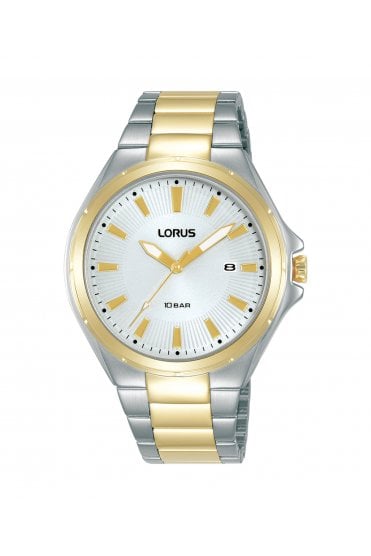 Lorus Gents 40mm Two-Tone Stainless Steel Sports Watch RH944PX9