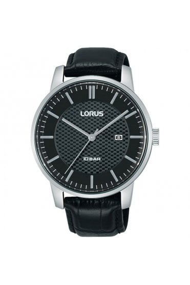 Lorus Gents 42 mm Quartz Black Dial Watch RH981NX9