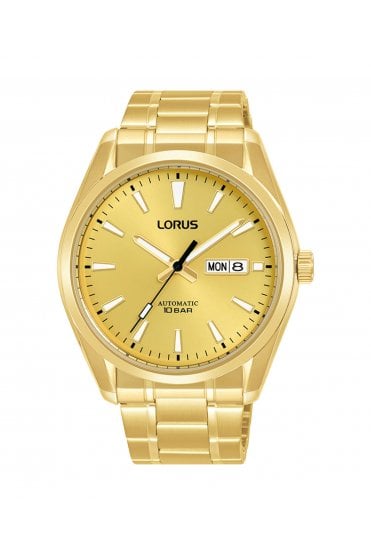 Lorus Gents 43mm Gold-Tone Stainless Steel Classic Watch RL456BX9