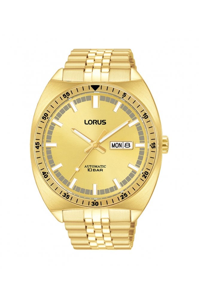 Lorus  Gents 43mm Gold-Tone Stainless Steel Sports Watch RL450BX9