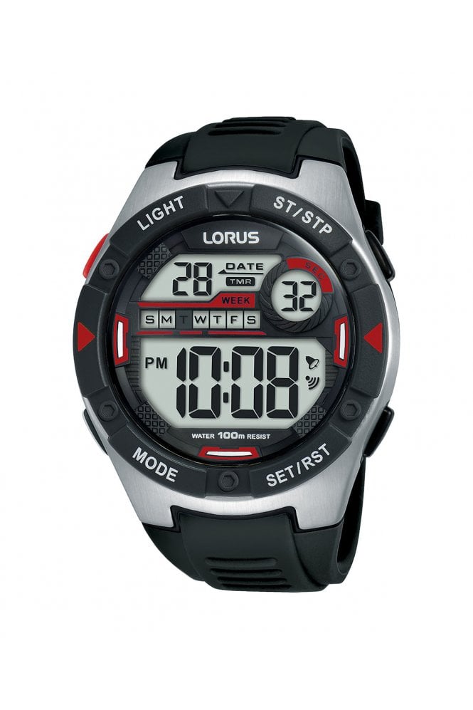 Lorus  Gents 43mm Resin Sports Watch R2393MX9