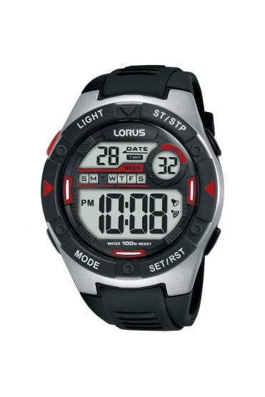 Lorus Gents 43mm Resin Sports Watch R2393MX9