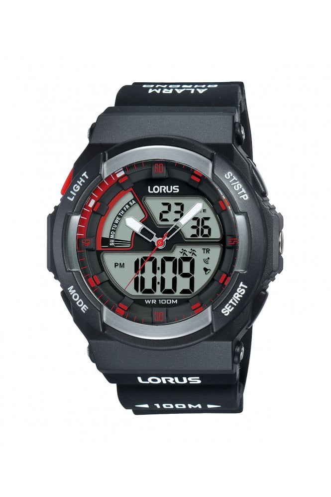Lorus  Gents 50mm Resin Sports Watch R2321MX9