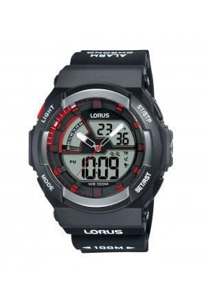 Lorus Gents 50mm Resin Sports Watch R2321MX9