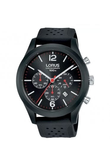 Lorus Gents Chronograph Sports 44mm 10ATM Watch RT349HX9