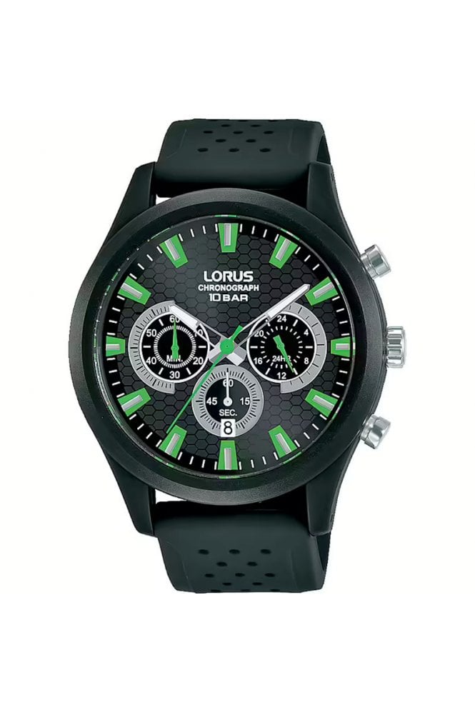 Lorus  Gents Chronograph Sports 44mm 10ATM Watch RT371JX9