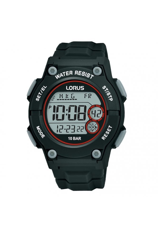 Lorus  Gents Digital World Time Watch R2329PX9