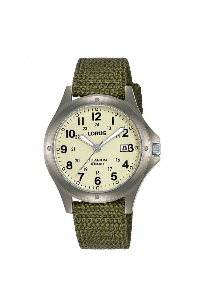 Lorus  Gents Military Titanium Watch RG877CX9 (formally RXD425L8)