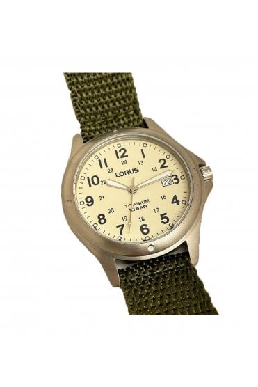 Lorus Gents Military Titanium Watch RG877CX9 (formally RXD425L8)