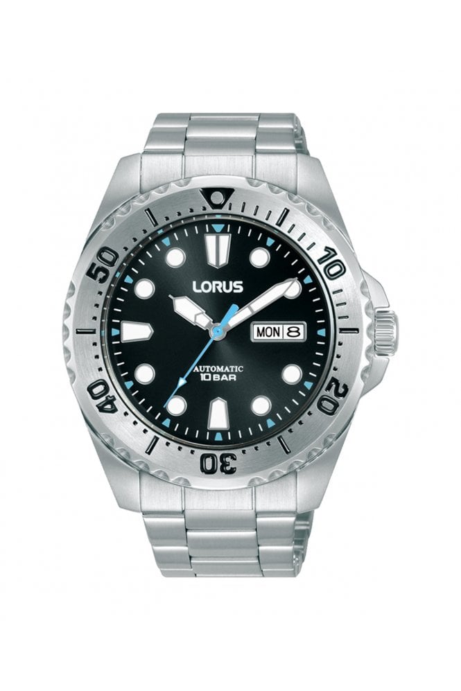 Lorus  Gents Power Sports Automatic 44mm Stainless Steel Watch RL471BX9