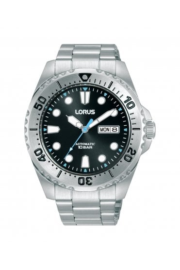 Lorus Gents Power Sports Automatic 44mm Stainless Steel Watch RL471BX9