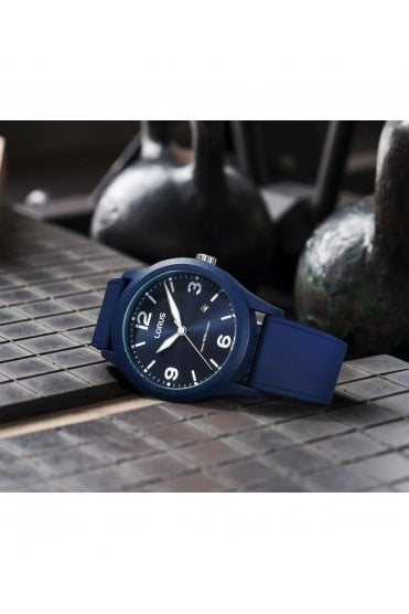 Lorus Gents Silicone Strap Watch RH953LX9