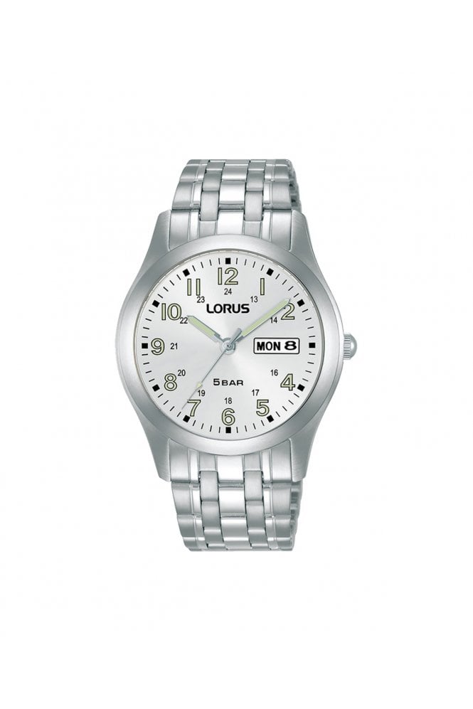 Lorus  Gents Stainless Steel Bracelet 38mm 5ATM Watch RXN75DX5